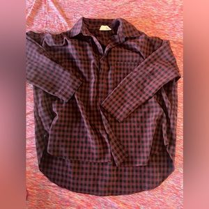 Anthropologie Oversized Button-down Shirt